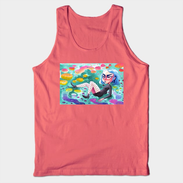 Rainbow Goo Tank Top by kalikazoo